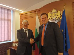 Minister Vatev and the American Agricultural Counselor for Eastern Europe Levin Flake discussed trade in agricultural products