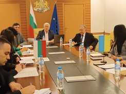 Minister Kiril Vatev discusses with the Minister of Agrarian Policy and Food of Ukraine Mykola Solsky the effect of the licensing regime