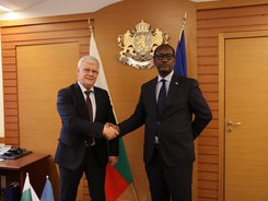 Minister Vatev met with H.E. James Gatera, Ambassador of the Republic of Rwanda to Israel accredited for Bulgaria