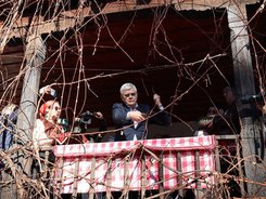 Minister of Agriculture and Food Kiril Vatev participated in a ritual of planting vines at the Troyan monastery